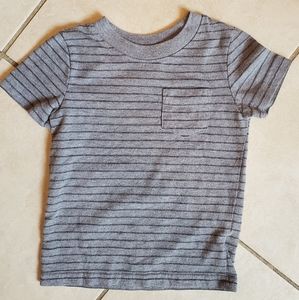 Grey Striped Top